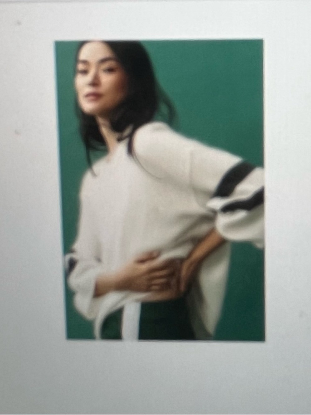 Anthropologie Pilcro brushed cashmere boxy crop sweater, size small. - Picture 5 of 5